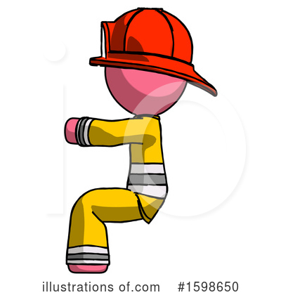 Royalty-Free (RF) Pink Design Mascot Clipart Illustration by Leo Blanchette - Stock Sample #1598650