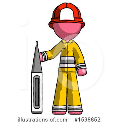 Royalty-Free (RF) Pink Design Mascot Clipart Illustration by Leo Blanchette - Stock Sample #1598652