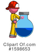 Pink Design Mascot Clipart #1598653 by Leo Blanchette