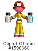 Pink Design Mascot Clipart #1598660 by Leo Blanchette