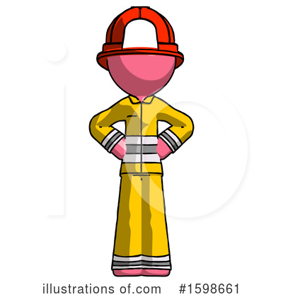 Royalty-Free (RF) Pink Design Mascot Clipart Illustration by Leo Blanchette - Stock Sample #1598661