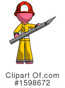 Pink Design Mascot Clipart #1598672 by Leo Blanchette