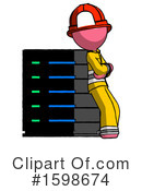Pink Design Mascot Clipart #1598674 by Leo Blanchette