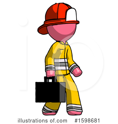 Royalty-Free (RF) Pink Design Mascot Clipart Illustration by Leo Blanchette - Stock Sample #1598681
