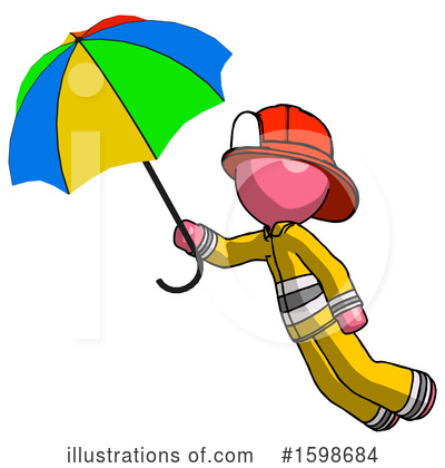 Royalty-Free (RF) Pink Design Mascot Clipart Illustration by Leo Blanchette - Stock Sample #1598684