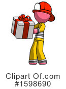 Pink Design Mascot Clipart #1598690 by Leo Blanchette