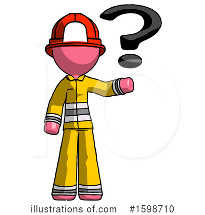 Royalty-Free (RF) Pink Design Mascot Clipart Illustration by Leo Blanchette - Stock Sample #1598710