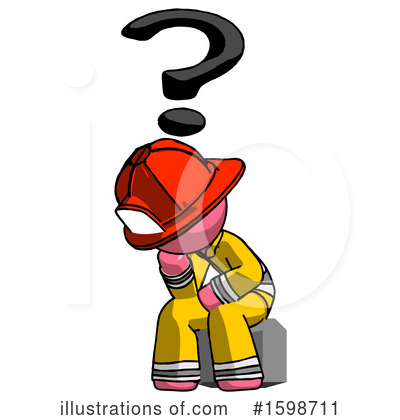 Royalty-Free (RF) Pink Design Mascot Clipart Illustration by Leo Blanchette - Stock Sample #1598711