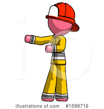 Royalty-Free (RF) Pink Design Mascot Clipart Illustration by Leo Blanchette - Stock Sample #1598716
