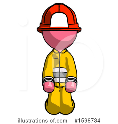 Royalty-Free (RF) Pink Design Mascot Clipart Illustration by Leo Blanchette - Stock Sample #1598734