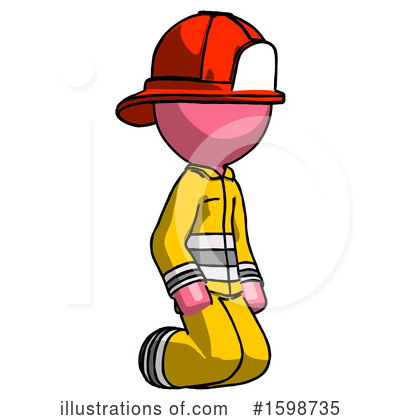 Royalty-Free (RF) Pink Design Mascot Clipart Illustration by Leo Blanchette - Stock Sample #1598735