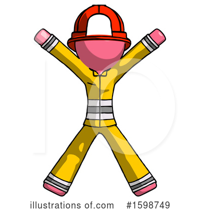 Royalty-Free (RF) Pink Design Mascot Clipart Illustration by Leo Blanchette - Stock Sample #1598749