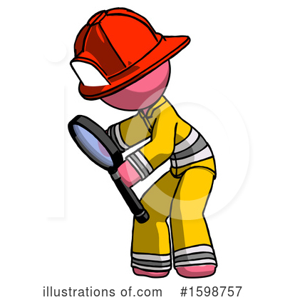 Royalty-Free (RF) Pink Design Mascot Clipart Illustration by Leo Blanchette - Stock Sample #1598757
