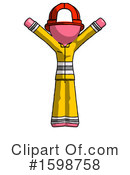 Pink Design Mascot Clipart #1598758 by Leo Blanchette