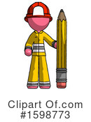 Pink Design Mascot Clipart #1598773 by Leo Blanchette