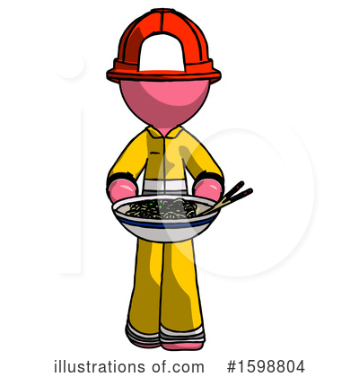 Royalty-Free (RF) Pink Design Mascot Clipart Illustration by Leo Blanchette - Stock Sample #1598804