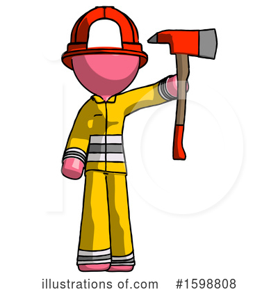 Royalty-Free (RF) Pink Design Mascot Clipart Illustration by Leo Blanchette - Stock Sample #1598808