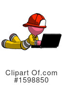 Pink Design Mascot Clipart #1598850 by Leo Blanchette
