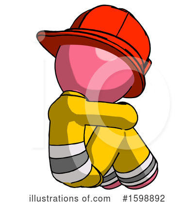 Royalty-Free (RF) Pink Design Mascot Clipart Illustration by Leo Blanchette - Stock Sample #1598892