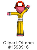 Pink Design Mascot Clipart #1598916 by Leo Blanchette