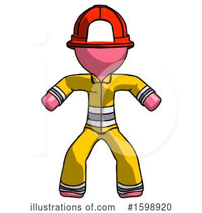 Royalty-Free (RF) Pink Design Mascot Clipart Illustration by Leo Blanchette - Stock Sample #1598920