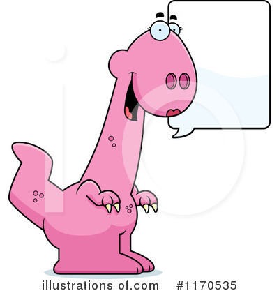 Royalty-Free (RF) Pink Dinosaur Clipart Illustration by Cory Thoman - Stock Sample #1170535