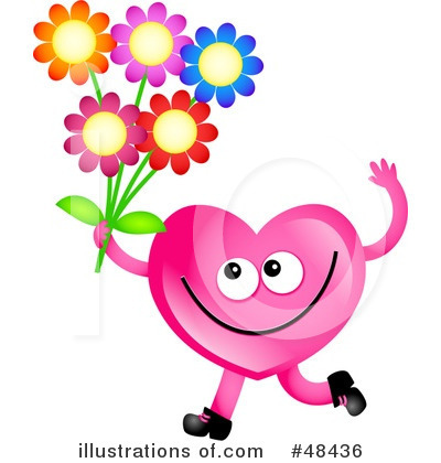Pink Heart Character Clipart #48436 by Prawny