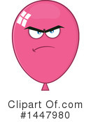 Pink Party Balloon Clipart #1447980 by Hit Toon