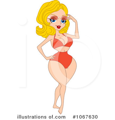 Royalty-Free (RF) Pinup Clipart Illustration by BNP Design Studio - Stock Sample #1067630