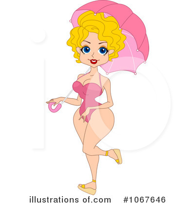 Royalty-Free (RF) Pinup Clipart Illustration by BNP Design Studio - Stock Sample #1067646