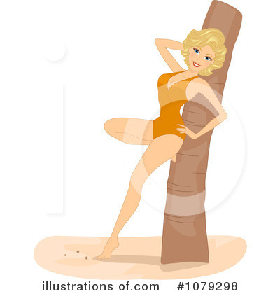 Royalty-Free (RF) Pinup Clipart Illustration by BNP Design Studio - Stock Sample #1079298