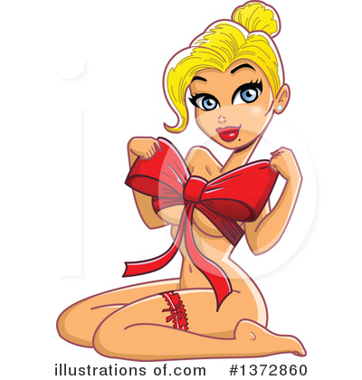 Royalty-Free (RF) Pinup Clipart Illustration by Clip Art Mascots - Stock Sample #1372860