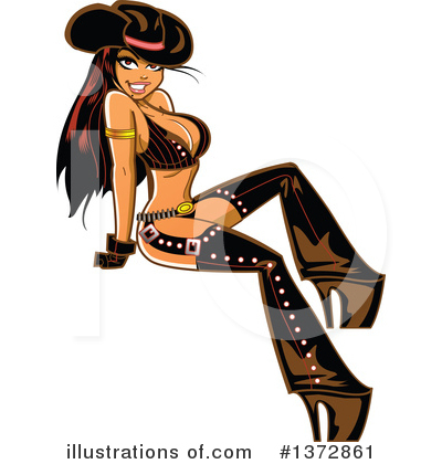 Royalty-Free (RF) Pinup Clipart Illustration by Clip Art Mascots - Stock Sample #1372861