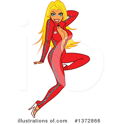 Royalty-Free (RF) Pinup Clipart Illustration by Clip Art Mascots - Stock Sample #1372866