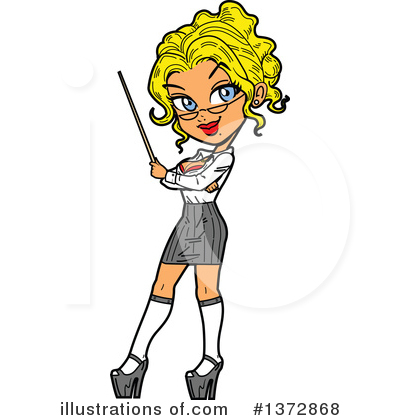 Royalty-Free (RF) Pinup Clipart Illustration by Clip Art Mascots - Stock Sample #1372868