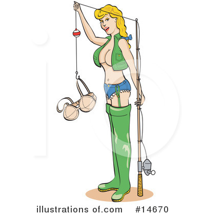 Royalty-Free (RF) Pinup Clipart Illustration by Andy Nortnik - Stock Sample #14670