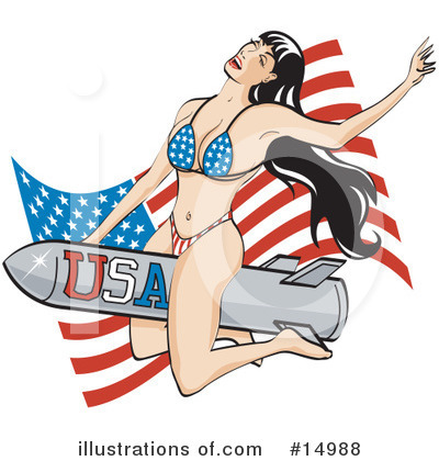 American Flag Clipart #14988 by Andy Nortnik