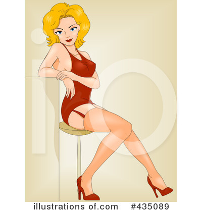 Royalty-Free (RF) Pinup Clipart Illustration by BNP Design Studio - Stock Sample #435089