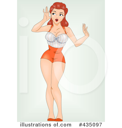 Royalty-Free (RF) Pinup Clipart Illustration by BNP Design Studio - Stock Sample #435097