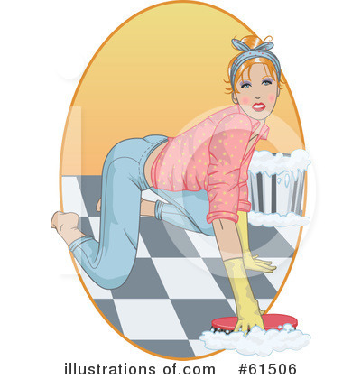Royalty-Free (RF) Pinup Clipart Illustration by r formidable - Stock Sample #61506