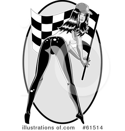 Royalty-Free (RF) Pinup Clipart Illustration by r formidable - Stock Sample #61514