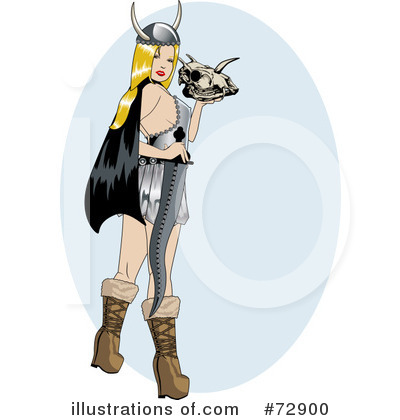 Royalty-Free (RF) Pinup Clipart Illustration by r formidable - Stock Sample #72900
