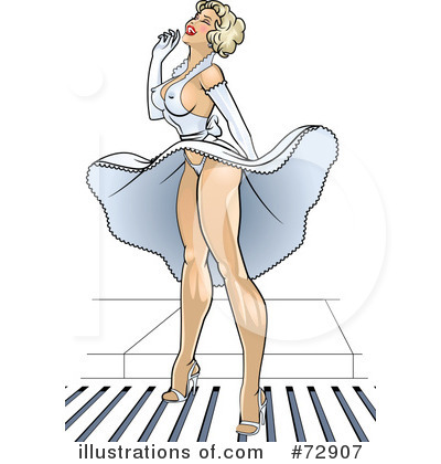 Royalty-Free (RF) Pinup Clipart Illustration by r formidable - Stock Sample #72907