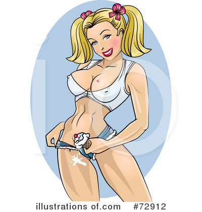 Royalty-Free (RF) Pinup Clipart Illustration by r formidable - Stock Sample #72912
