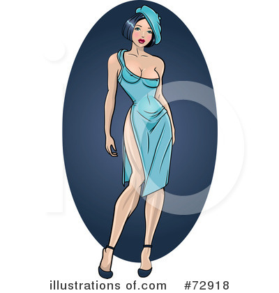 Royalty-Free (RF) Pinup Clipart Illustration by r formidable - Stock Sample #72918