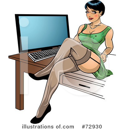 Royalty-Free (RF) Pinup Clipart Illustration by r formidable - Stock Sample #72930