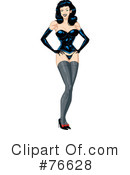 Pinup Clipart #76628 by Lawrence Christmas Illustration