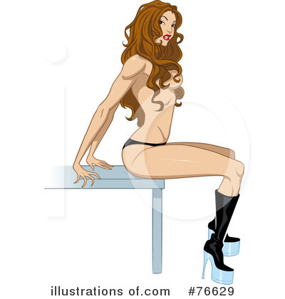 Pinup Clipart #76629 by Lawrence Christmas Illustration