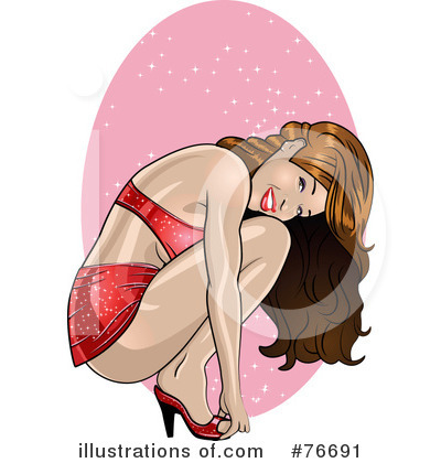 Royalty-Free (RF) Pinup Clipart Illustration by r formidable - Stock Sample #76691