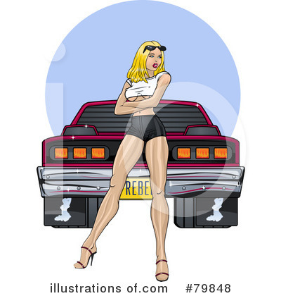 Royalty-Free (RF) Pinup Clipart Illustration by r formidable - Stock Sample #79848